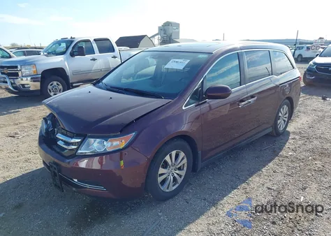 2014 Honda Odyssey Ex-L z USA, uszkodzony, nr VIN 5FNRL5H62EB069012